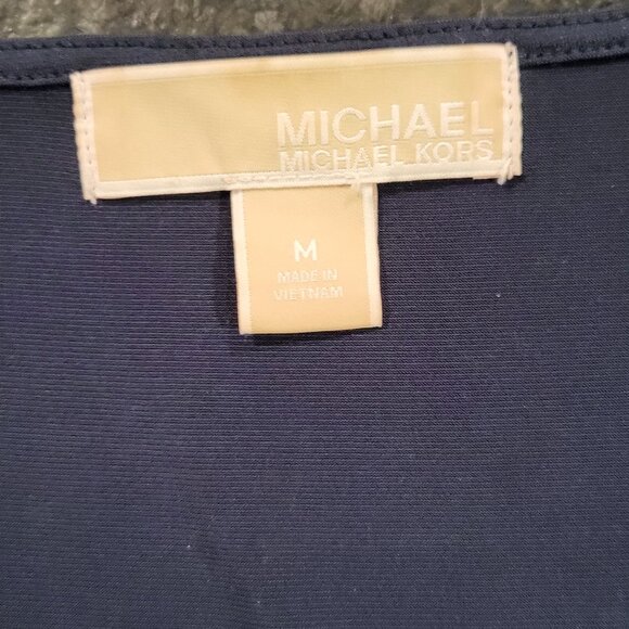 Michael Kors Dark Navy Blue Dress, with shoulder (belt) straps, Size Medium - Picture 5 of 12